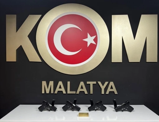 Malatya&rsquo;da KOM&rsquo;dan ruhsatsız silah operasyonu: 7 g&ouml;zaltı
