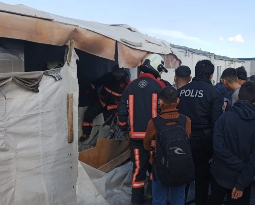 Malatya&rsquo;da konteynerde yangın
