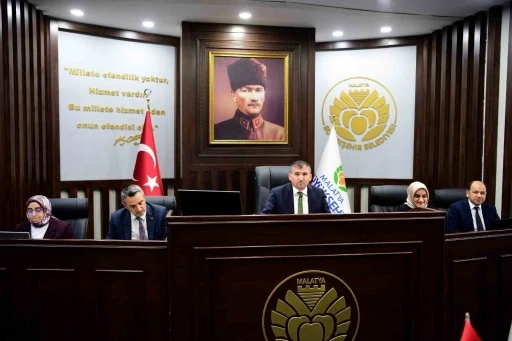 Malatya&rsquo;da nisan ayı meclis toplantısı yapıldı
