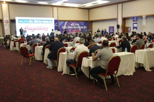 Malatya’da Özel Öğretim Kurumları çalıştayı düzenlendi
