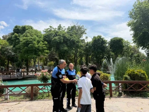 Malatya&rsquo;da polis ekiplerinden boğulma vakalarına karşı farkındalık &ccedil;alışması
