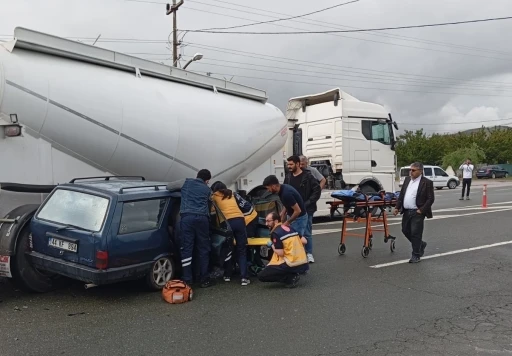 Malatya’da silobas ile otomobil çarpıştı: 1 yaralı
