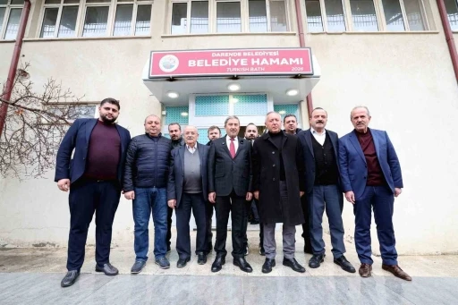 Malatya Darende&rsquo;de yenilenen hamam hizmete a&ccedil;ıldı
