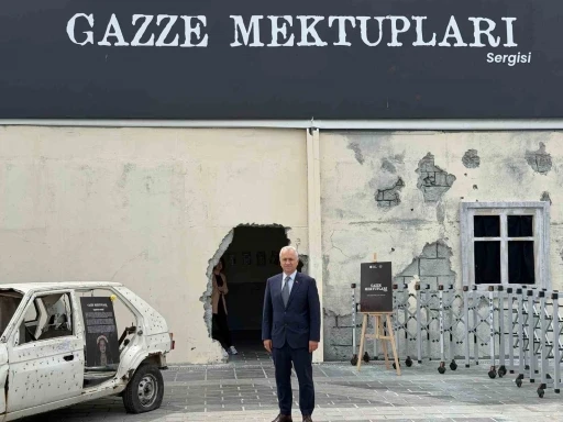 Malatya İş İnsanları Platformu "Gazze Mektupları" sergisine katıldı
