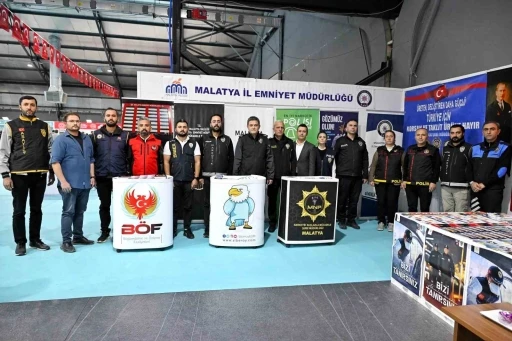 Malatya Kitap Fuarı’nda Emniyet’ten bilgilendirme standı