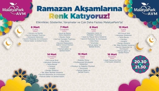 MalatyaPark AVM&rsquo;de Ramazan coşkusu
