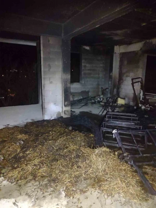 Manavgat&rsquo;ta ardiye yangını korkuttu
