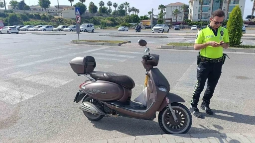 Manavgat’ta motosiklet kazası: 1 yaralı
