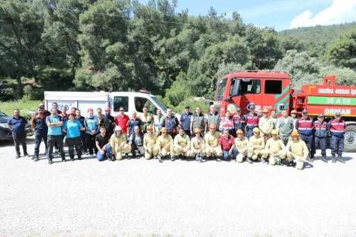 Manisa&rsquo;da 5 il&ccedil;ede eş zamanlı orman yangını tatbikatı ger&ccedil;ekleştirildi
