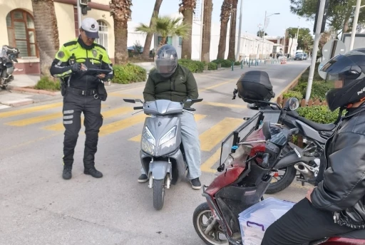 Manisa&rsquo;da 54 motosiklet trafikten men edildi
