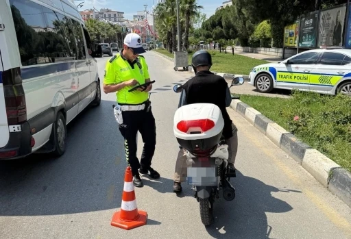 Manisa’da 91 motosiklet trafikten men edildi
