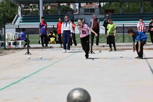Manisa&rsquo;da Okul Sporları Bocce Grup m&uuml;sabakaları başladı

