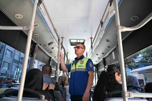 Manisa&rsquo;da toplu taşımaya klima denetimi

