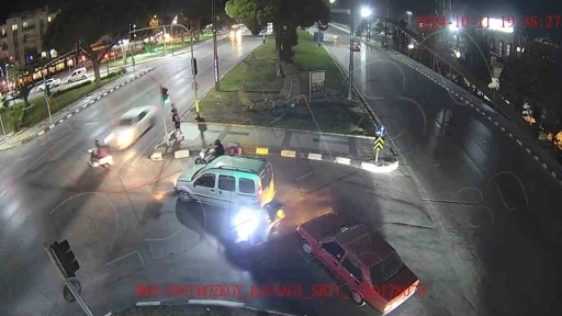 Manisa’daki motosiklet kazasının güvenlik kameraları ortaya çıktı
