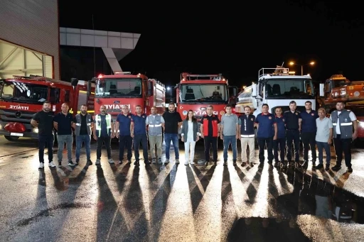 Manisa’daki orman yangınına Sakarya’dan destek
