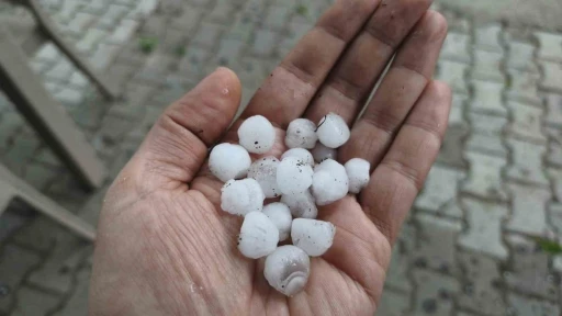 Manisa&rsquo;yı dolu vurdu
