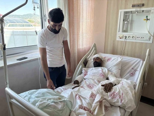 Mantar toplarken ayı saldırısına uğradı, kollarıyla başını siper ederek hayatta kaldı
