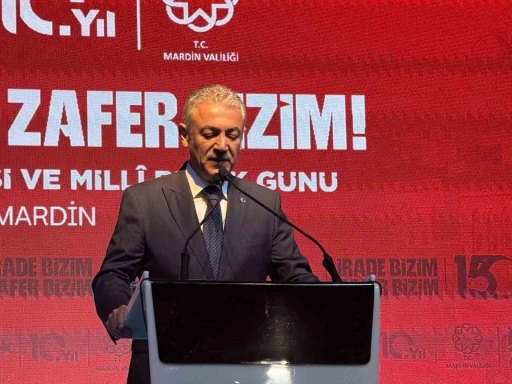Mardin&rsquo;de 15 Temmuz Demokrasi ve Milli Birlik G&uuml;n&uuml; anma programı d&uuml;zenlendi
