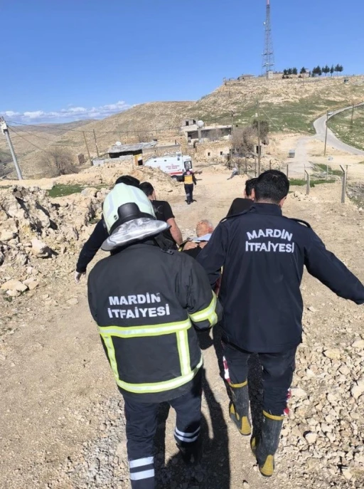 Mardin&rsquo;de boş havuza d&uuml;şen kişi yaralandı
