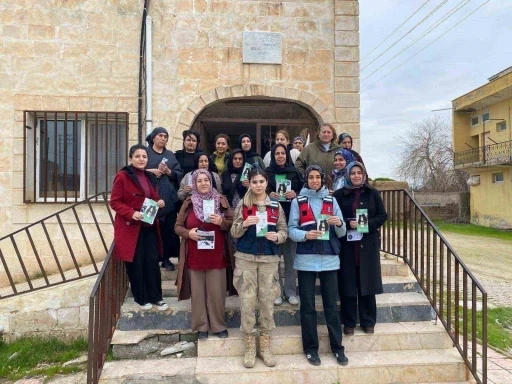 Mardin&rsquo;de jandarmadan annelere uyuşturucuyla m&uuml;cadele eğitimi
