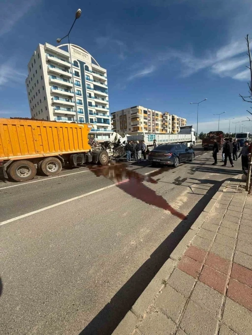 Mardin&rsquo;de kamyon ile tır &ccedil;arpıştı: 1 yaralı
