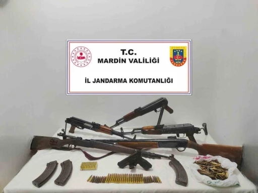 Mardin’de silah ve mühimmat kaçakçılarına operasyon: 1 gözaltı
