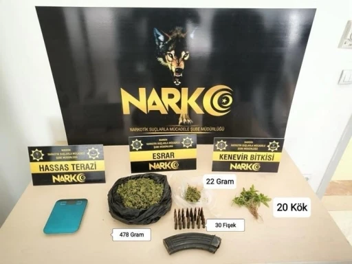 Mardin&rsquo;de uyuşturucu operasyonu: 2 g&ouml;zaltı
