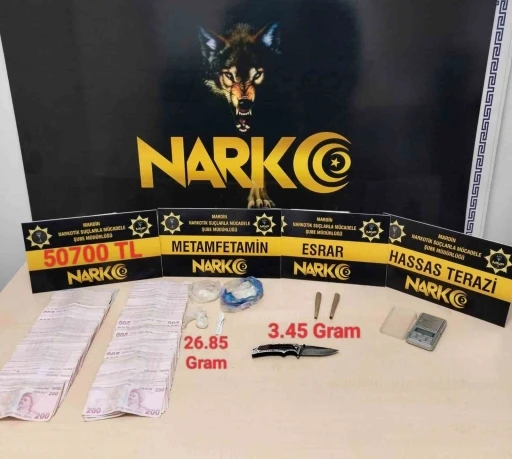 Mardin&rsquo;de uyuşturucu operasyonunda 3 ş&uuml;pheli yakalandı
