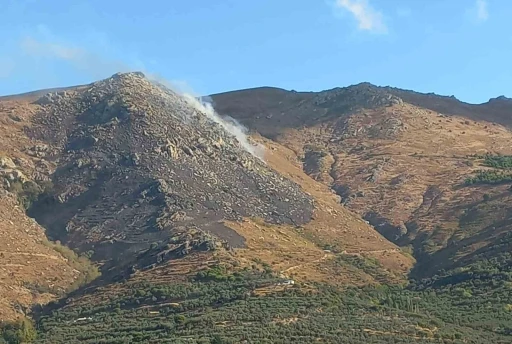 Marmara Adası’ndaki arazi yangınında soğutma başladı
