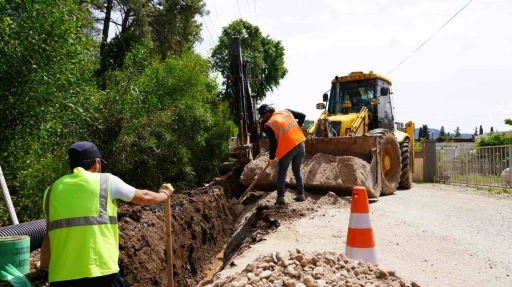 Marmaris Adak&ouml;y kanalizasyona kavuşuyor
