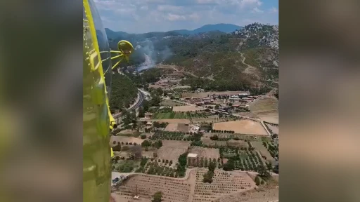 Marmaris Asparan&rsquo;da Korkutan Yangın