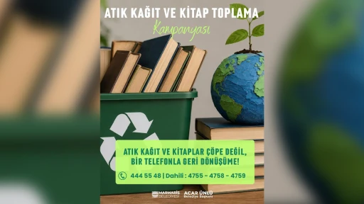 Marmaris Belediyesi'nden Kağıt Toplama Kampanyası