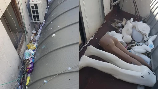 Marmaris Çarşı'da İnanılmaz Çöp Manzarası