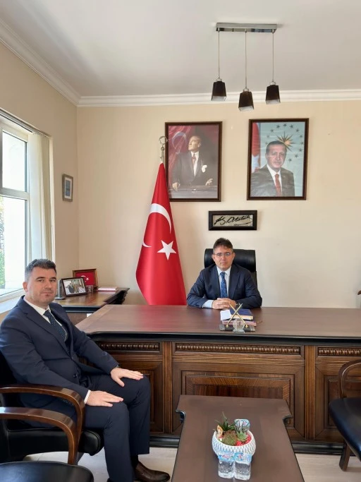 Marmaris&rsquo;in Yeni Milli parklar m&uuml;d&uuml;r&uuml;nden Kaymakam Kaya&rsquo;ya ziyaret 