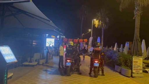 Marmaris’te meşale şovlu eğlencelere emniyetten denetim
