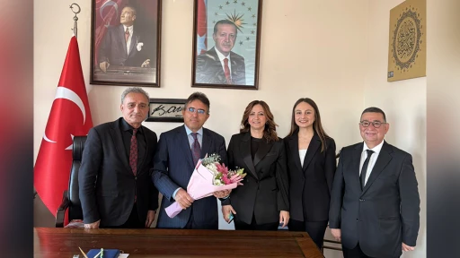 Marmaris’te öğretmenler gününde kaymakam Kaya’ya ziyaret