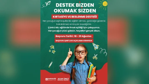 Marmaris'te Okumak Sizden, Destek Bizden Kampanyası 