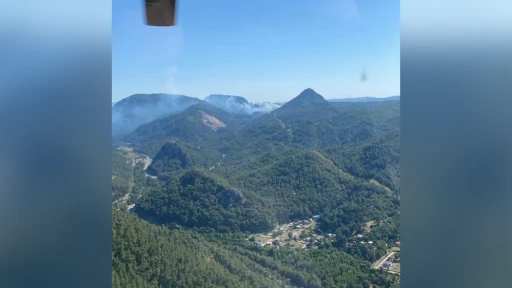 Marmaris'te Orman Yangını Çıktı