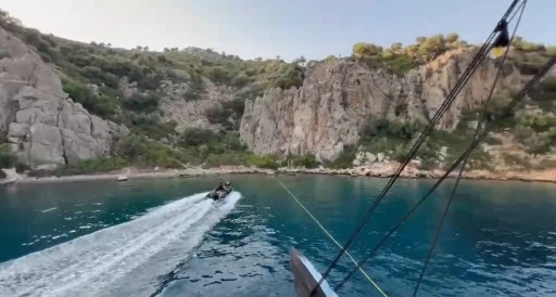 Marmaris&rsquo;te Tatilciler Bakir Koylara Akın Etti