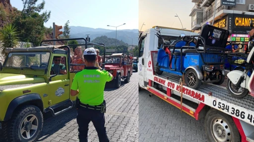 Marmaris’te Trafik Denetiminde 98 Sürücüye Ceza