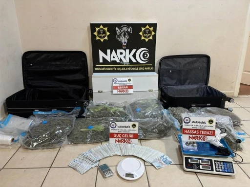 Marmaris&rsquo;te uyuşturucu operasyonu&rsquo;nda 5 ş&uuml;pheli tutuklandı