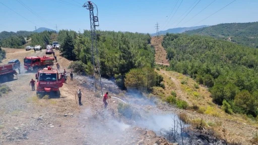 Marmaris'te Yangın Kısa Sürede Söndürüldü