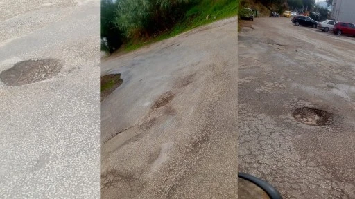 Marmaris Vergi Dairesi Yolu Tehlike Saçıyor