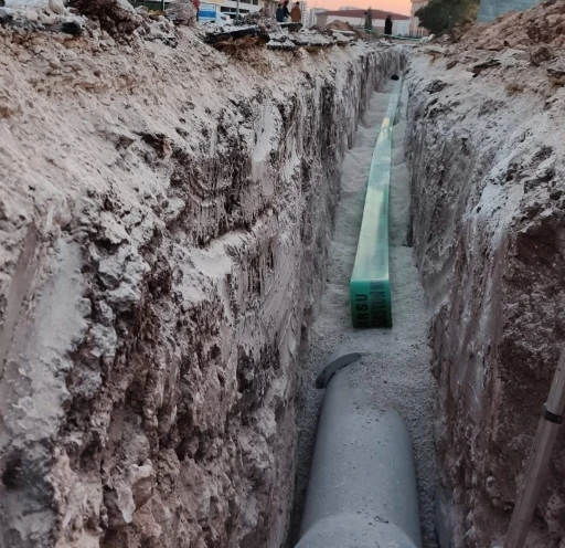 MARSU, bir mahallede daha atık su sorununu &ccedil;&ouml;z&uuml;me kavuşturdu
