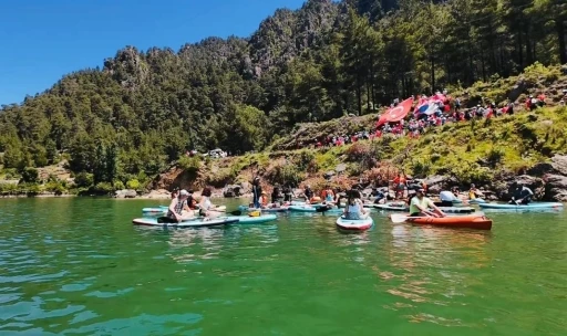 Maviyle yeşilin buluştuğu Burdur&rsquo;da doğa ve su sporları etkinliği
