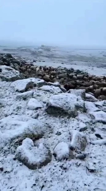 Mayıs sonunda Kars&rsquo;a kış geri d&ouml;nd&uuml;, eksi 5 derecede kar s&uuml;rprizi
