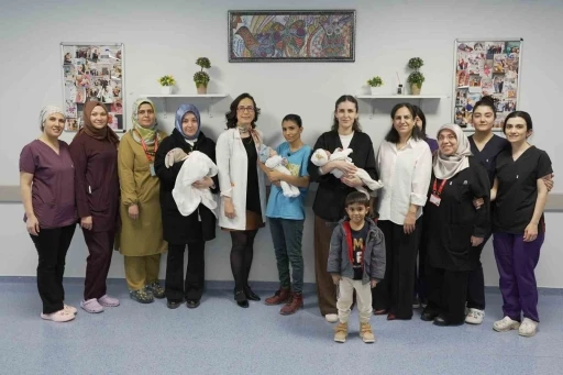 MEAH&rsquo;ta 750 gram altı 3 premat&uuml;re bebek taburcu edildi
