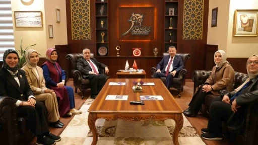 MEB Bakan M&uuml;şaviri Subaşı&rsquo;ndan Rekt&ouml;r Kırışık&rsquo;a ziyaret

