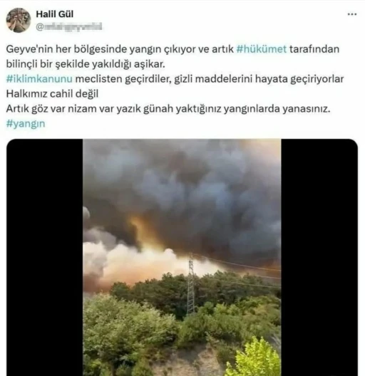 Meclis üyesinin &quot;Hükümet bilinçli yakıyor&quot; paylaşımına gözaltı
