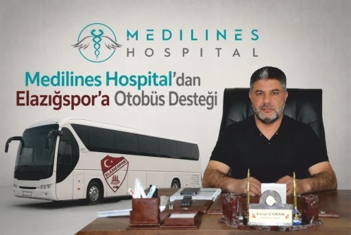 Medilines Hospital&rsquo;dan Elazığspor&rsquo;a otob&uuml;s desteği
